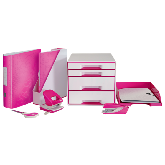 Taladro Metálico De Oficina Mod. 62 Wow De Petrus Fucsia 3 Mm/30 Hojas (80 Grs).