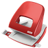 Taladro Metálico De Oficina Mod. 62 De Petrus Rojo 3 Mm/30 Hojas (Papel 80 Grs.)
