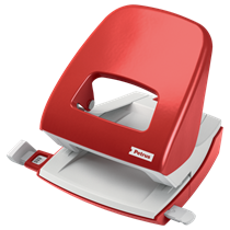 Taladro Metálico De Oficina Mod. 62 De Petrus Rojo 3 Mm/30 Hojas (Papel 80 Grs.)