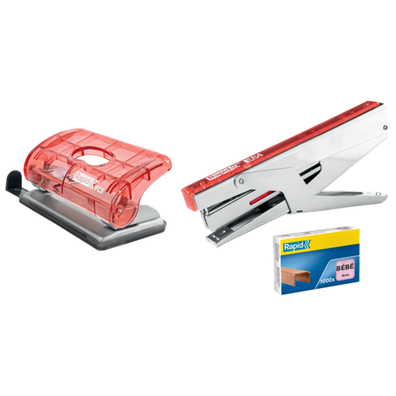 Mini Taladro Rapid Colour'Breeze Fc5 Coral 10 Hojas