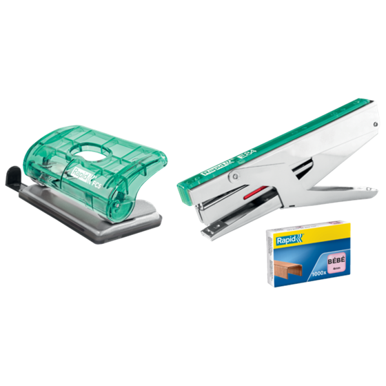 Mini Taladro Rapid Colour'Breeze Fc5 Verde 10 Hojas