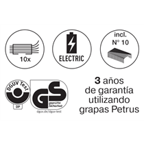 Grapadora Eléctrica Wow E-310 Contactless De Petrus Azul