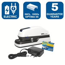 Grapadora Eléctrica Sin Contacto Optima 20E De Rapid Blanco