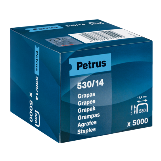 Grapas Mod. 530/14 De Petrus 