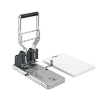 Taladro Gran Capacidad De 2 Punzones Rexel Hd2150 Capacidad 150 Hojas Plata