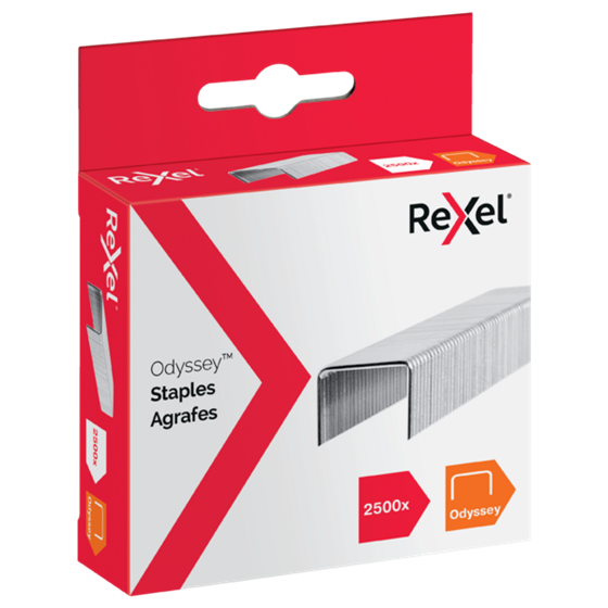 Caja De 2500 Grapas Rexel Odyssey Galvanizadas 