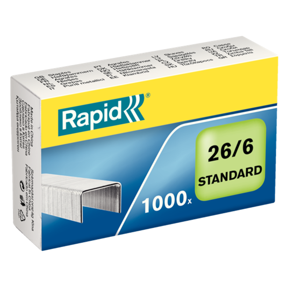 Grapas Estándares Rapid 26/6 