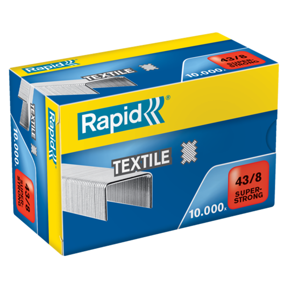 Grapas Super Strong Rapid 43/8 Textile 