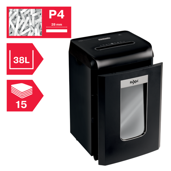 Destructora De Papel De Corte En Partículas Rexel Promax Qs Rsx1538