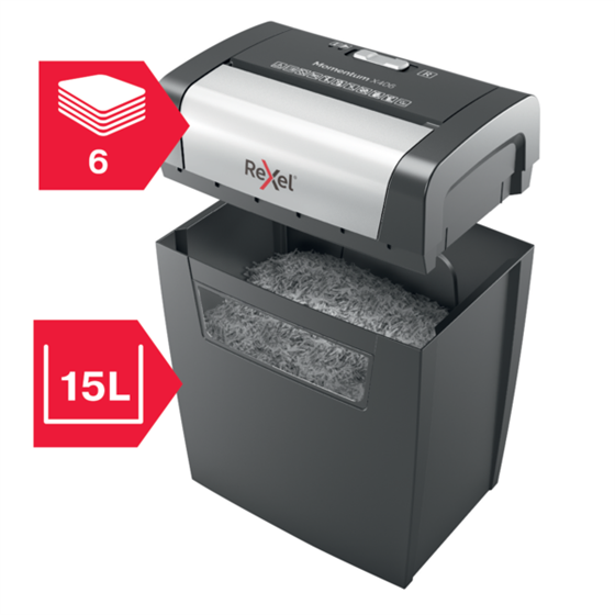 Destructora De Papel Rexel Momentum X406