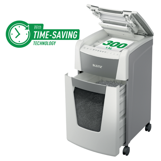 Destructora Automática Para Oficina Leitz Iq 300 Autofeed P5