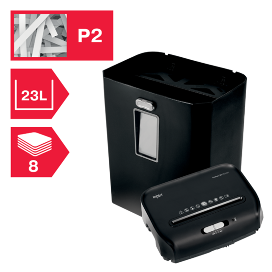 Destructora De Papel De Corte En Tiras Rexel Promax Qs Res823