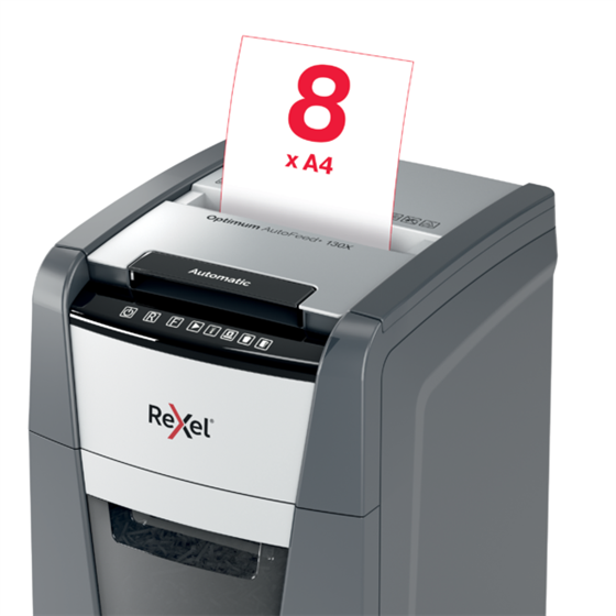 Destructora Automática Rexel Optimum Autofeed 130X De Corte En Partículas
