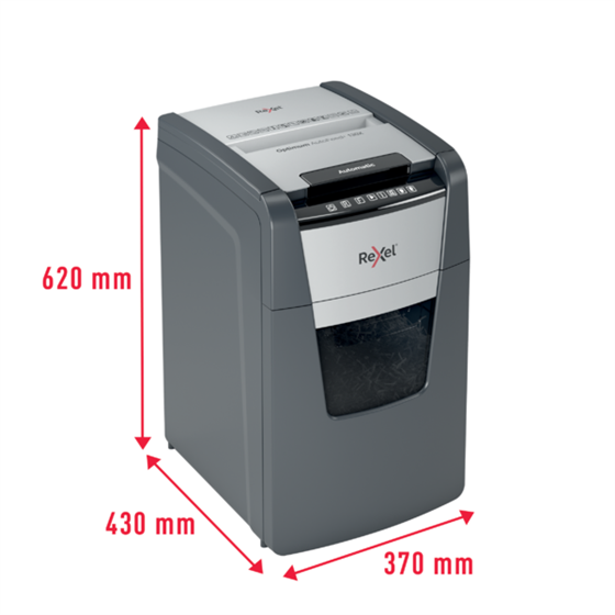 Destructora Automática Rexel Optimum Autofeed 130X De Corte En Partículas