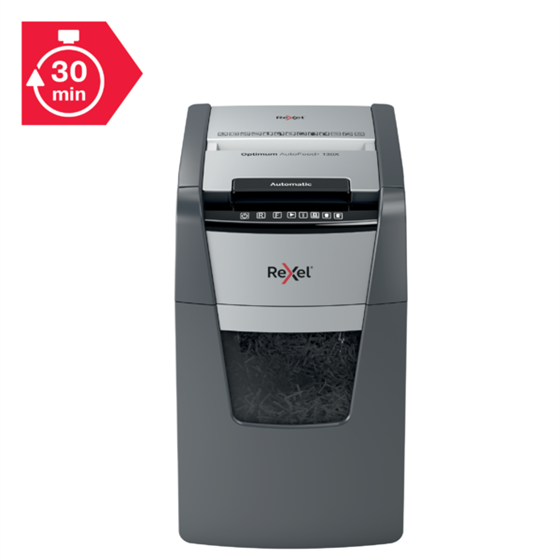 Destructora Automática Rexel Optimum Autofeed 130X De Corte En Partículas