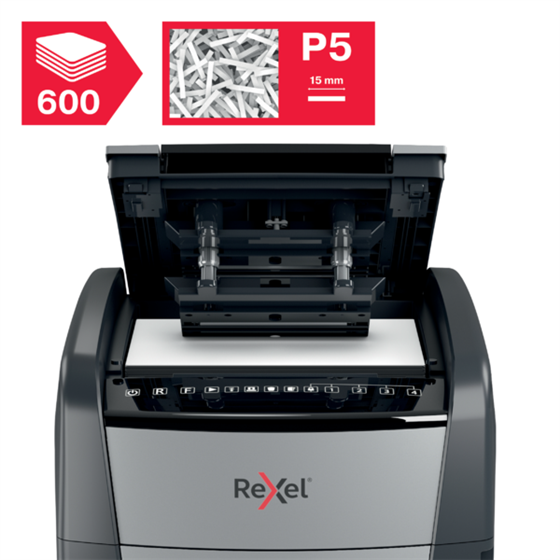 Destructora Automática Rexel Optimum Autofeed 600M De Microcorte