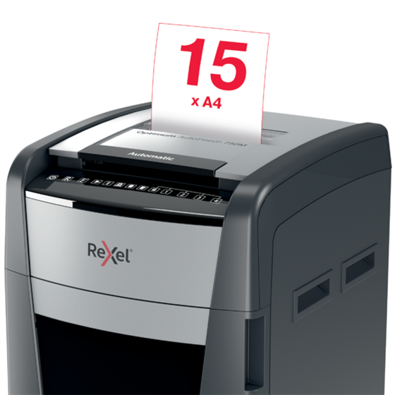Destructora Automática Rexel Optimum Autofeed 750M De Microcorte