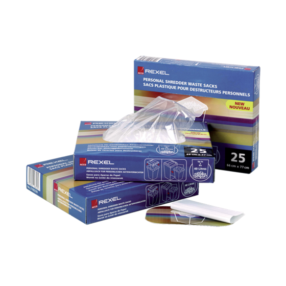 Bolsas Rexel De Destructora Entrada Ancha 175 L (100)