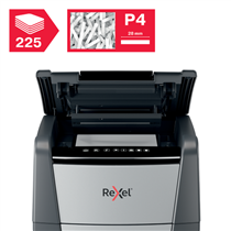 Destructora Automática Rexel Optimum Autofeed 225X De Corte En Partículas