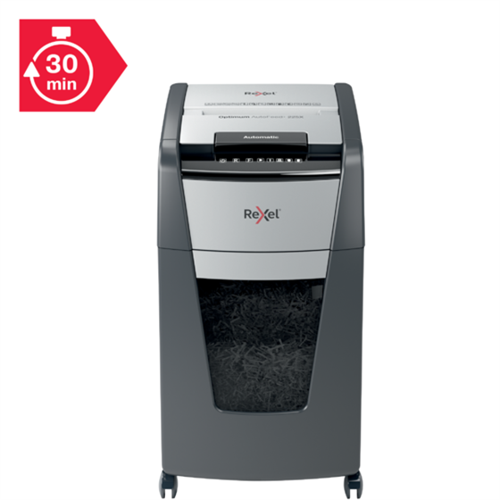 Destructora Automática Rexel Optimum Autofeed 225X De Corte En Partículas