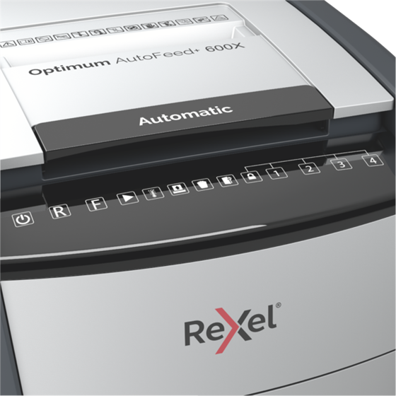 Destructora Automática Rexel Optimum Autofeed 600X De Corte En Partículas