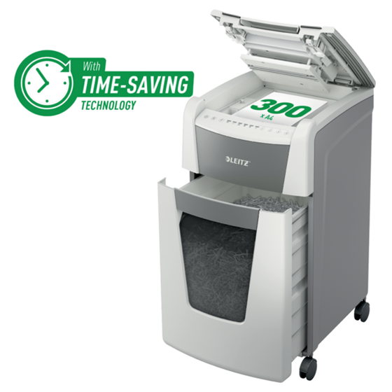 Destructora Automática Para Oficina Leitz Iq 300 Autofeed P4