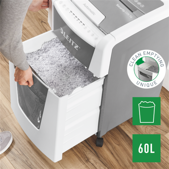 Destructora Automática Para Oficina Leitz Iq 300 Autofeed P4