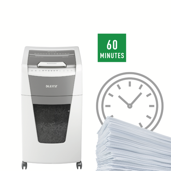 Destructora Automática Para Oficina Leitz Iq 300 Autofeed P4