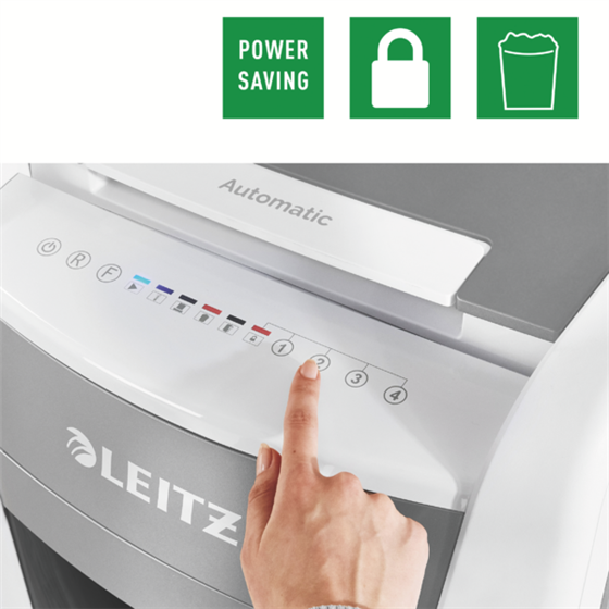 Destructora Automática Para Oficina Leitz Iq 300 Autofeed P4
