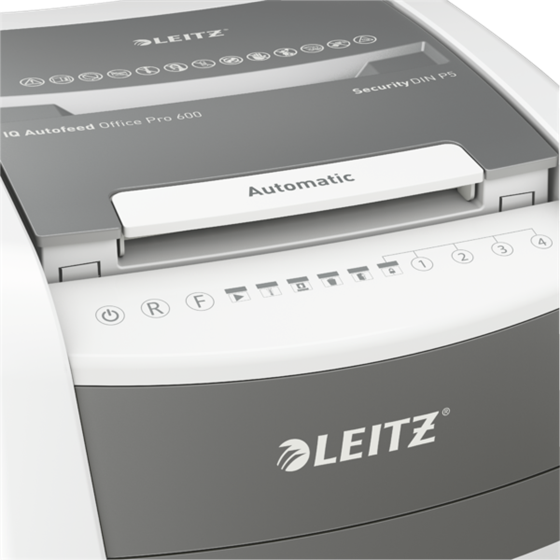 Destructora Automática Para Oficina Leitz Iq 600 Pro Autofeed P5