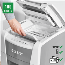 Destructora Automática Para Pequeña Oficina Leitz Iq 100 Autofeed P4