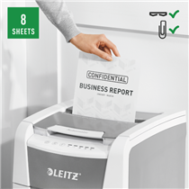 Destructora Automática Para Pequeña Oficina Leitz Iq 100 Autofeed P4