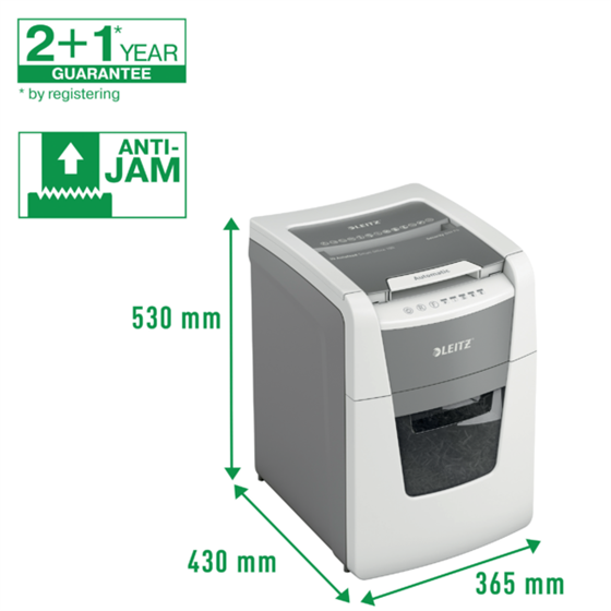 Destructora Automática Para Pequeña Oficina Leitz Iq 100 Autofeed P4