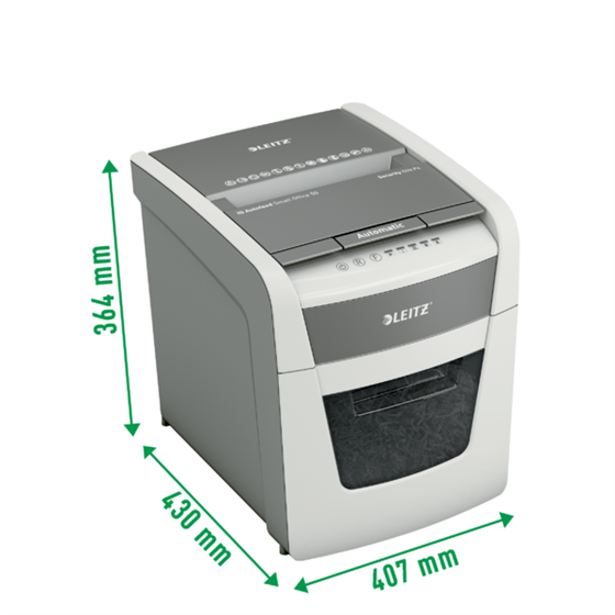 Destructora Automática Para Pequeña Oficina Leitz Iq Autofeed 50X P4
