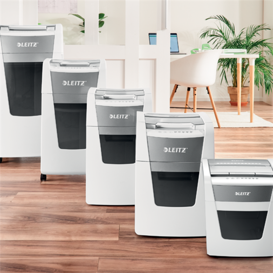 Destructora Automática Para Pequeña Oficina Leitz Iq Autofeed 50X P4