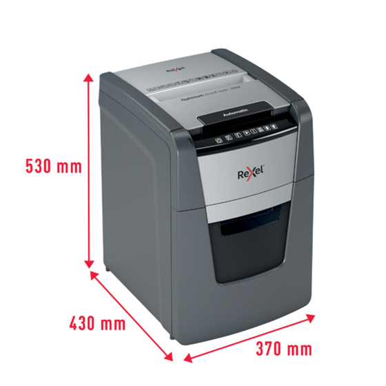 Destructora Automática Rexel Optimum Autofeed 100X De Corte En Partículas
