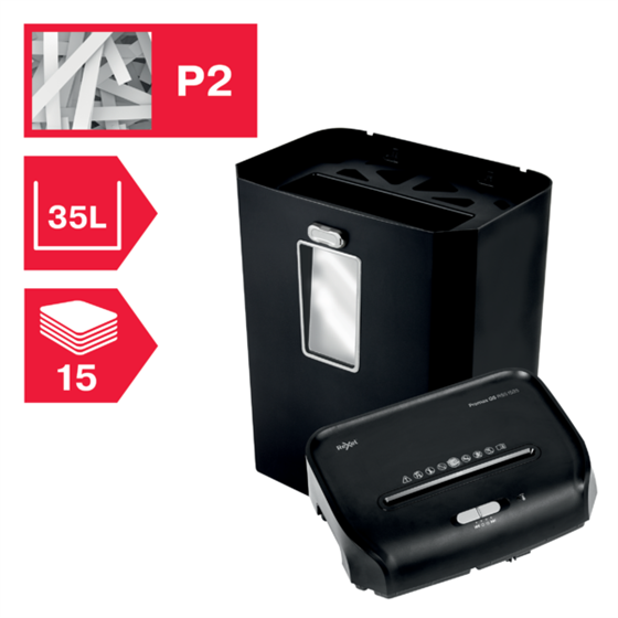 Destructora De Papel De Corte En Tiras Rexel Promax Rss1535