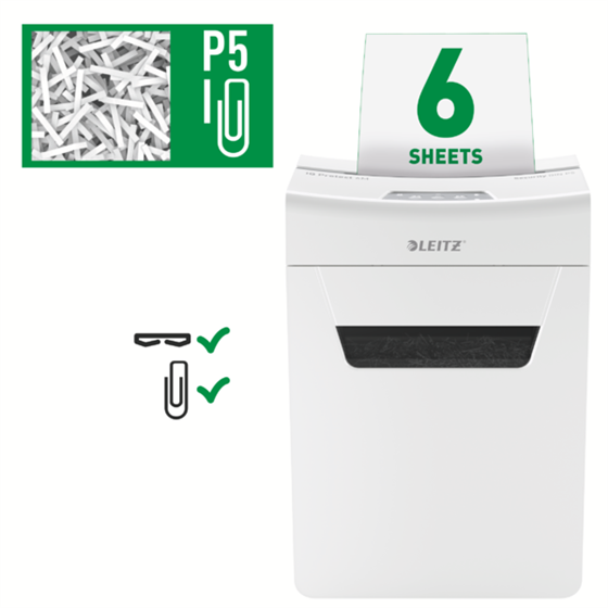 Destructora De Papel Leitz Iq Protect Premium 6M