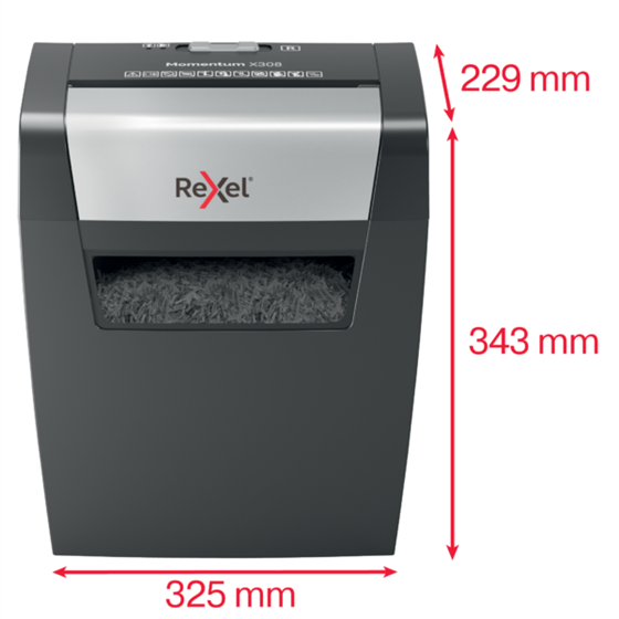 Destructora De Papel Rexel Momentum X308
