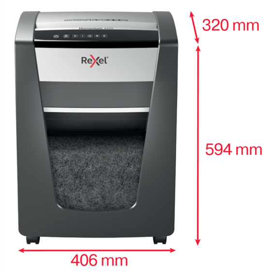 Destructora De Papel Rexel Momentum X420