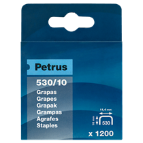 Grapas Mod. 530/10 De Petrus 10 mm. Caja x1200