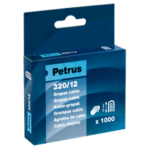 Grapas Mod. 320/12 De Petrus 12 mm. Caja x1000