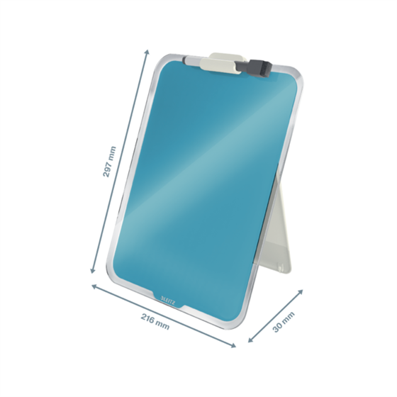 Atril De Cristal De Sobremesa Leitz Cosy Azul Calma