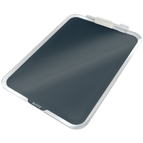 Atril De Cristal De Sobremesa Leitz Cosy Gris Terciopelo