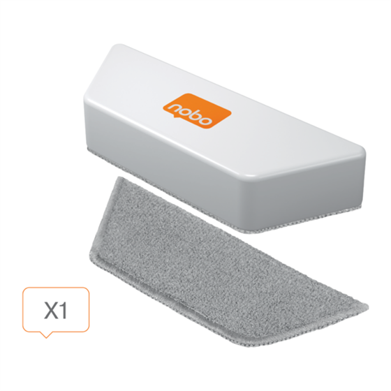 Borrador De Microfibra Nobo Para Pizarra Blanca Blanco