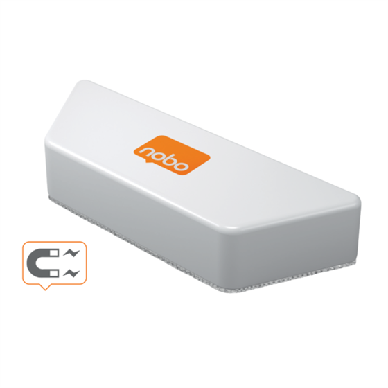 Borrador De Microfibra Nobo Para Pizarra Blanca Blanco