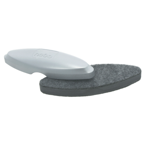 Borrador Para Pizarra Blanca De Cristal Nobo Plata