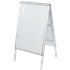 Caballete Publicitario De Doble Cara Tamaño A1 Nobo Plata