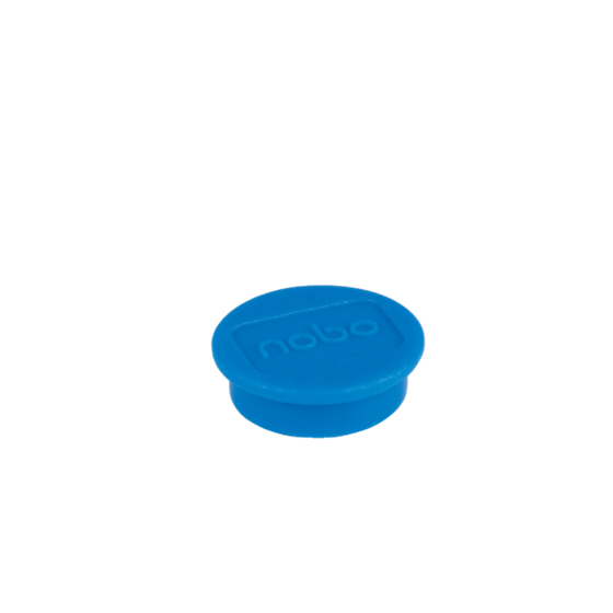 Imanes Magnéticos Para Pizarra Nobo, Paquete De 10 Imanes De Colores De 13 Mm Azul