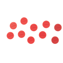 Imanes Magnéticos Para Pizarra Nobo, Paquete De 10 Imanes De Colores De 13 Mm Rojo
